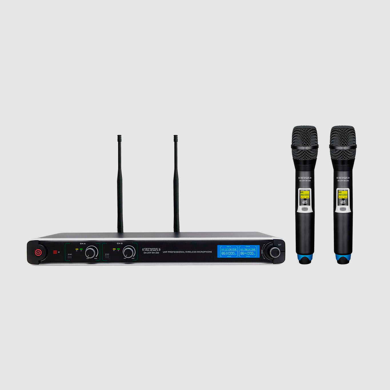 Definitive Audio MH-200 c/ 2 Microfones UHF